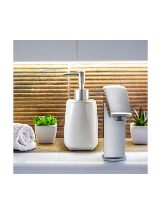 Kadax Dispenser Κουζίνας Κεραμικό Λευκό 400ml