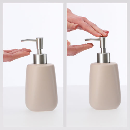 Kadax Ceramic Beige Dispenser 400ml
