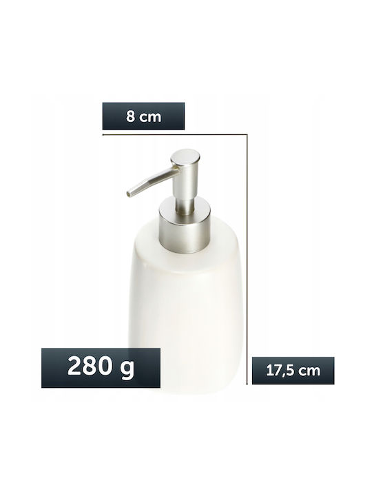 Kadax Spender Küche Keramik Weiß 400ml