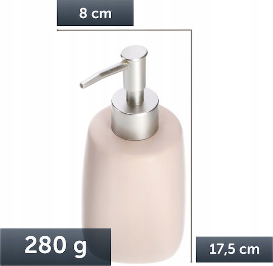 Kadax Ceramic Beige Dispenser 400ml