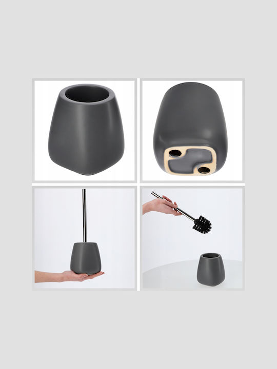 Kadax Keramik Badezimmer Toilettenbürste Gray