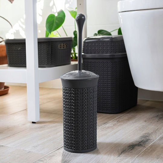Kadax Kunststoff Badezimmer Toilettenbürste Gray