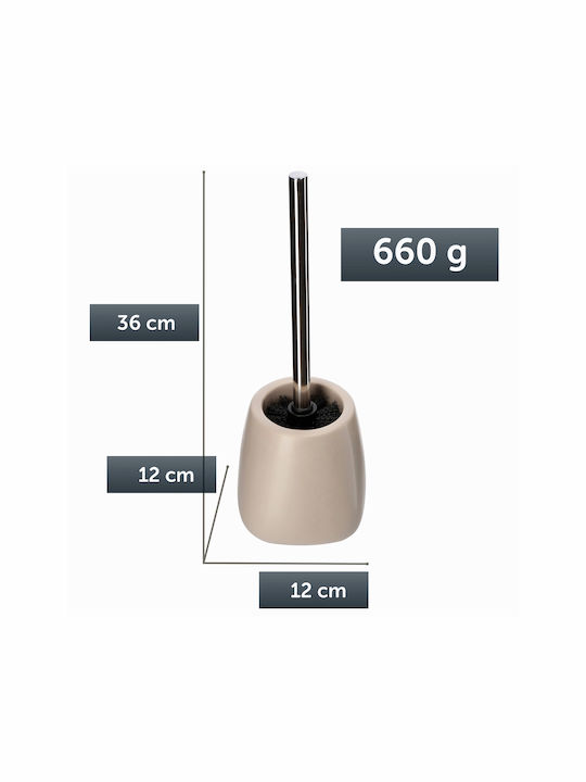 Kadax Keramik Badezimmer Toilettenbürste Beige