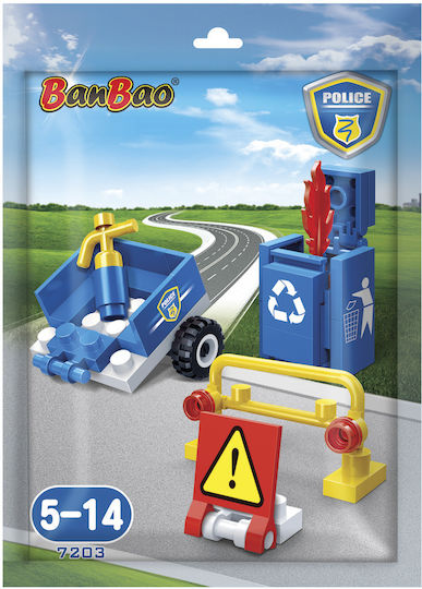 Banbao Τουβλάκια Police για 5+ Ετών 34τμχ