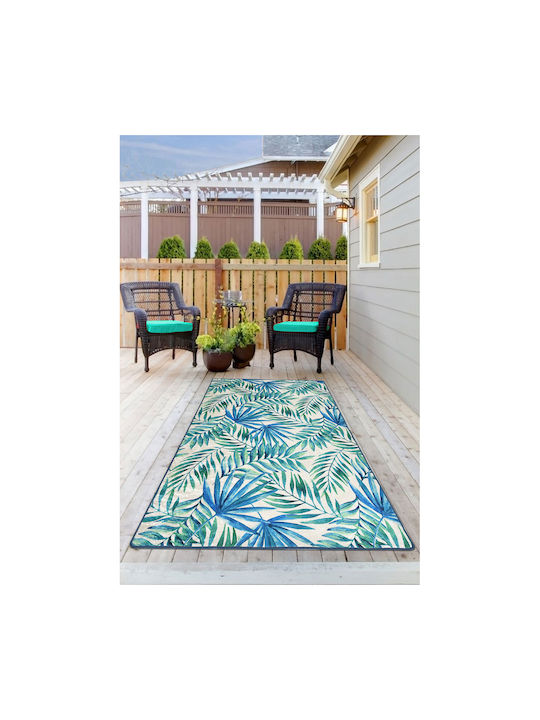 Rug Rectangular Light Blue
