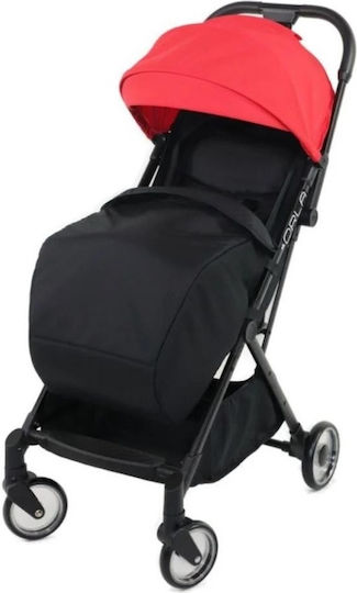 Nania Orla Καρότσι Μωρού Kατάλληλο για Nεογέννητο Red-Black 6.30kg