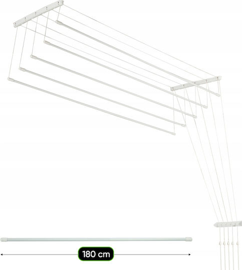 Kadax Folding Hanging Clothes Drying Rack with Hanging Length 3m Kadax Folding Hanging Clothes Drying Rack with Hanging Length 3m