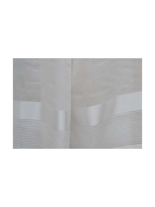 Saray Home Перде с Плик с Писалка Бяло 140x280см