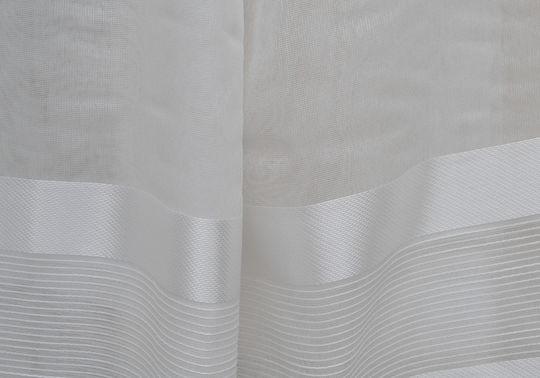 Saray Home Perdea Cu Coafură Albă 140x280cm