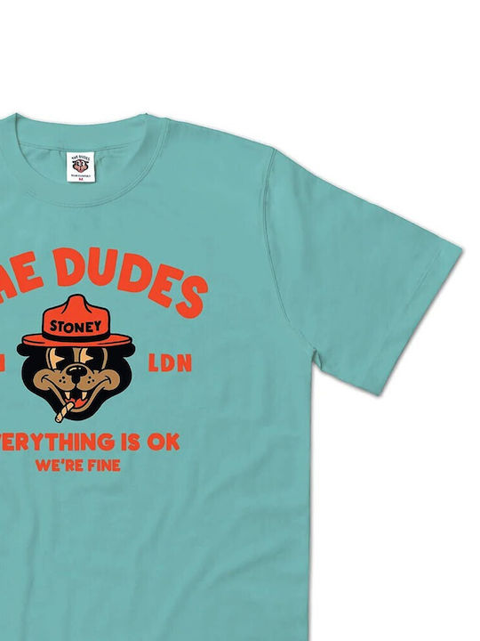 The Dudes Dudes T-shirt Bărbătesc cu Mânecă Scurtă Verde