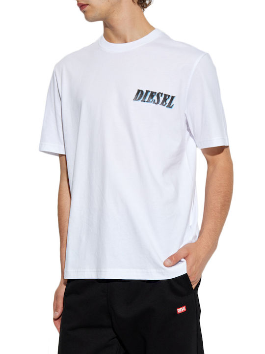 Diesel Herren T-Shirt Kurzarm Weiß