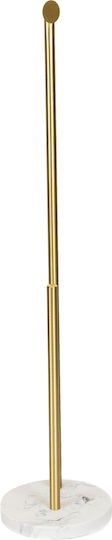 Homla Floor Paper Holder Ceramic Gold