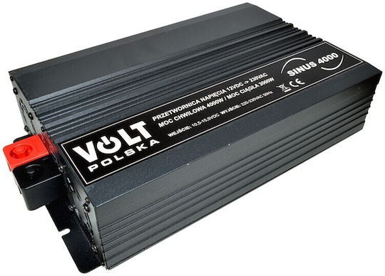 Volt Polska Inverter Αυτοκινήτου 2000W για Μετατροπή 12V DC σε 220V AC