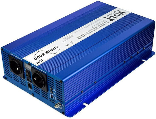 Volt Polska Inverter Αυτοκινήτου 2500W για Μετατροπή 12V DC σε 220V AC