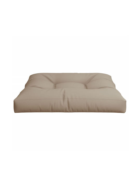 vidaXL Brown Pallet Bench Cushion 80x80cm