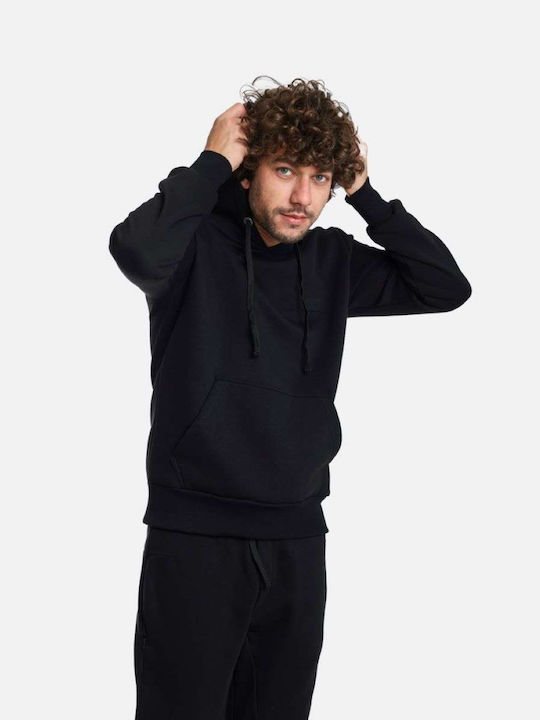 Paco & Co Men's Sweatshirt with Hood Black