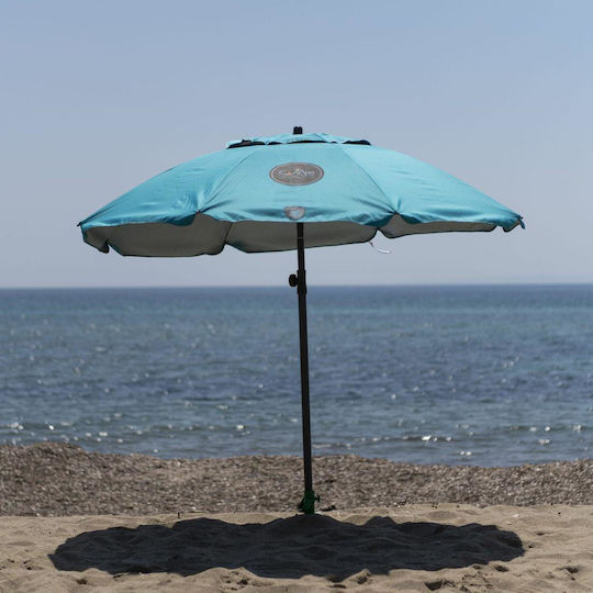 Campo Samba 200 Σπαστή Ομπρέλα Θαλάσσης Διαμέτρου 1.9m με UV Προστασία Γαλάζια