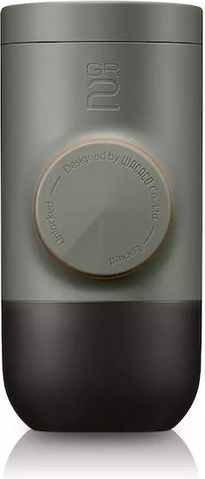 Wacaco Minipresso GR2 Electric Machine 18bar with Coffee Container 12gr 122147Gray Olive