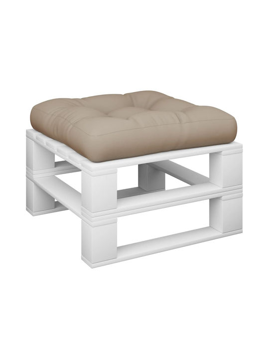 vidaXL Pernă Waterproof Pentru Bancă Perne Pentru Scaune De Grădină Bej 60x60cm