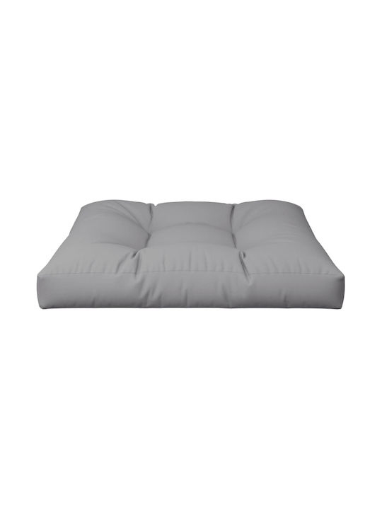 vidaXL Waterproof Bench Cushion for Palette Gray 80x80cm