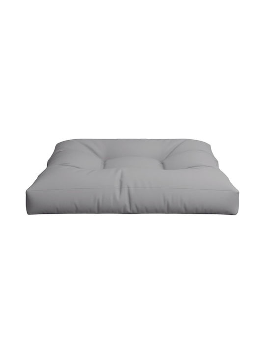 vidaXL Waterproof Bench Cushion for Palette Gray 80x80cm