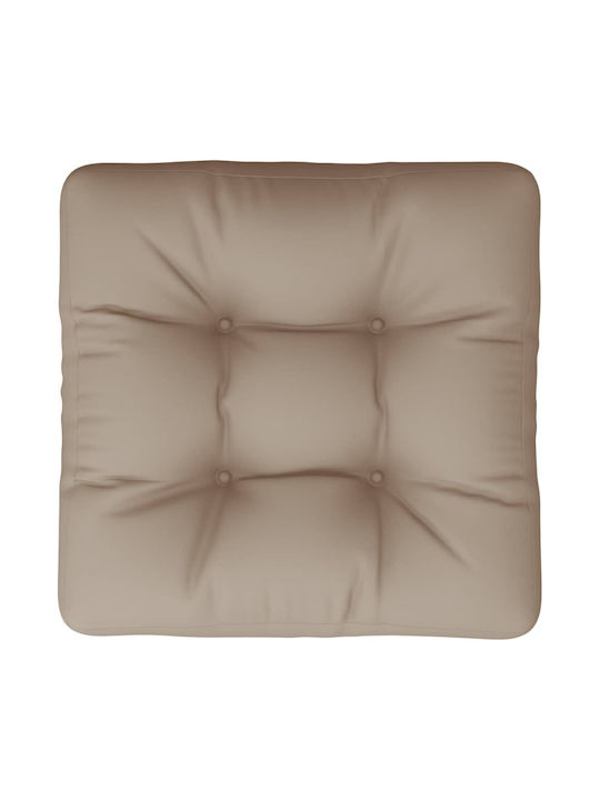 vidaXL Pernă Waterproof Pentru Bancă Perne Pentru Scaune De Grădină Bej 60x60cm