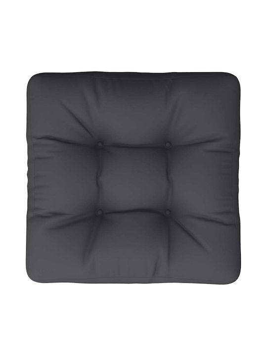 vidaXL Waterproof Bench Cushion for Palette 50x50cm Black