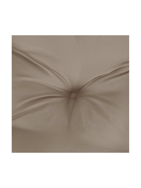 vidaXL Pernă Waterproof Pentru Bancă Perne Pentru Scaune De Grădină Bej 60x60cm