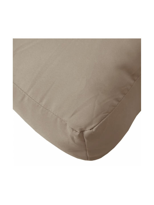 vidaXL Pernă Waterproof Pentru Bancă Perne Pentru Scaune De Grădină Bej 60x60cm