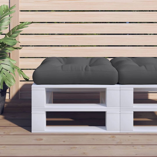 vidaXL Pernă Waterproof Pentru Bancă Perne Pentru Scaune De Grădină Neagră 50x50cm