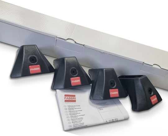 Fabbri Bare De Acoperiș Din Aluminiu 126 Cm Pentru Renault Kadjar 2015+ Set Cu Picioare Argintii