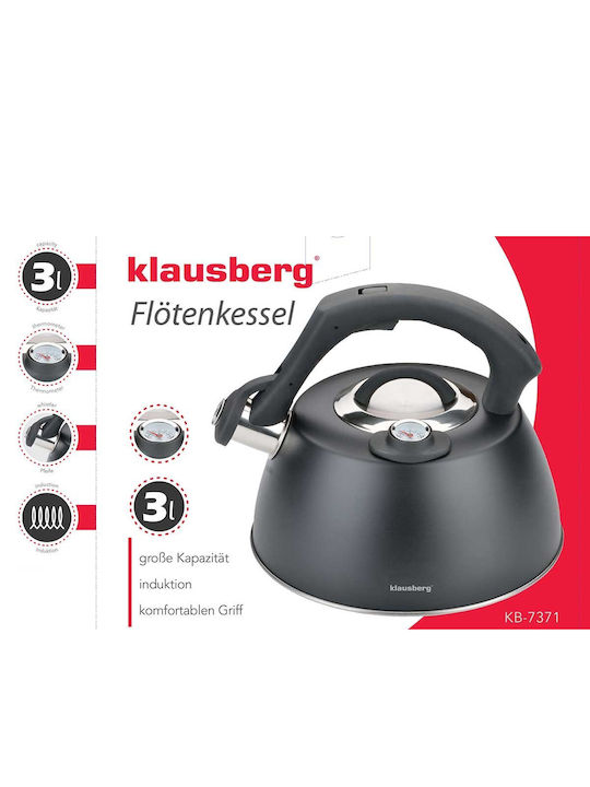 Klausberg Ceainic Inox Gri 3000ml