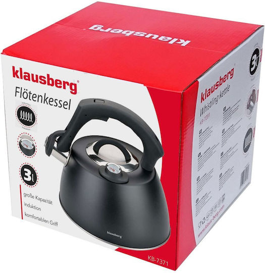 Klausberg Teekanne Rostfreier Stahl Gray 3000ml