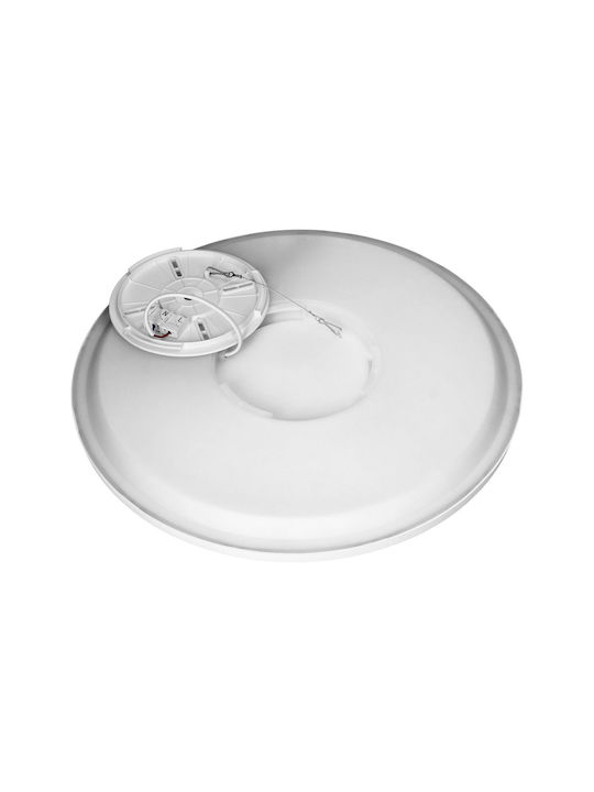 Adviti Smart Πλαφονιέρα Οροφής 40εκ. Λευκή με Ενσωματωμένο LED