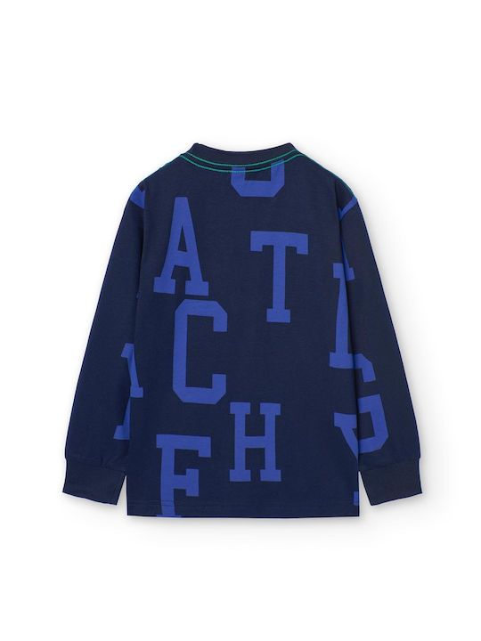 Boboli Kids Blouse Long Sleeve Navy Blue