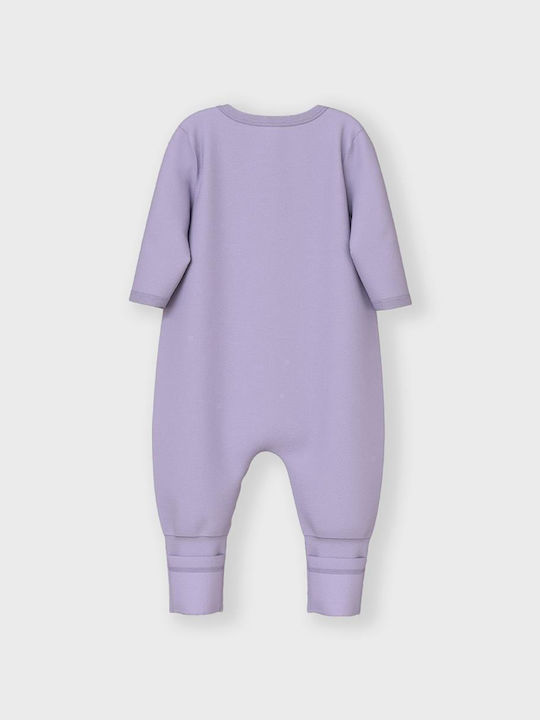 Name It Set Babystrampler Langärmliges Purple 2Stück