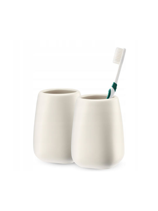 Kadax Cup Holder Ceramic White