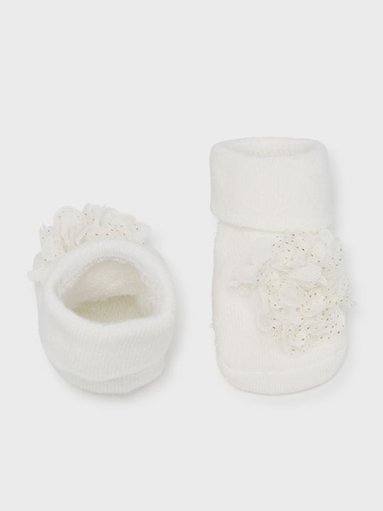 Mayoral Kids' Socks Ecru