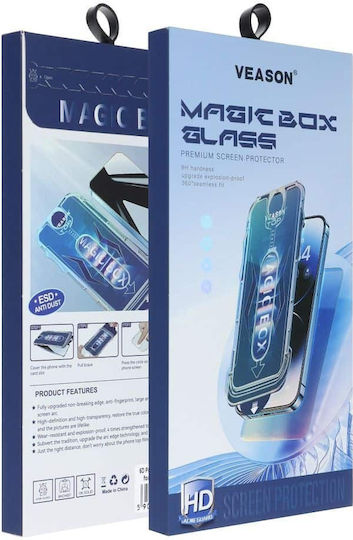 Veason Full Face Tempered Glass Μαύρο (iPhone 11 Pro Max / XS Max)