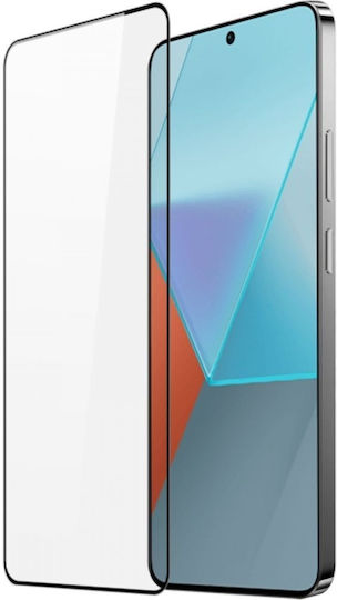 Glass 5D Ceramic Full Glue Full Face Tempered Glass Μαύρο (Redmi Note 13 5G)