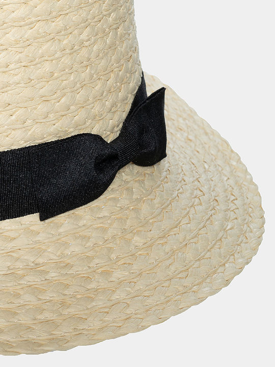 Interhat Frauen Rattangeflecht Hut Beige