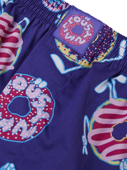 Lousy Livin Donut Herren Boxershorts Lila 1Packung