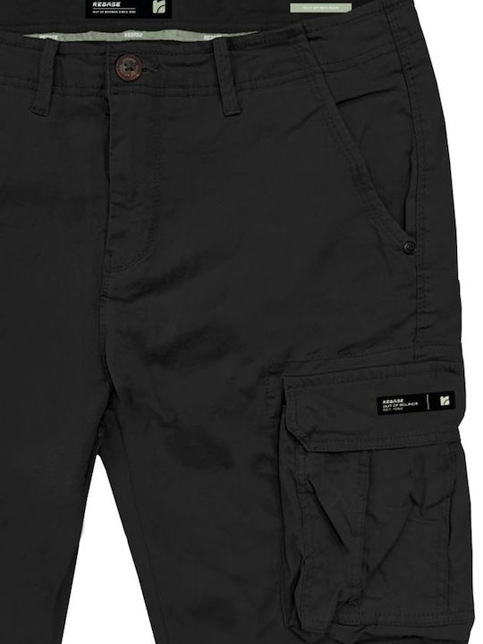 Double Men's Shorts Cargo Black