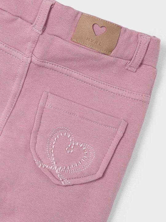 Mayoral Kids' Fabric Pants Pink