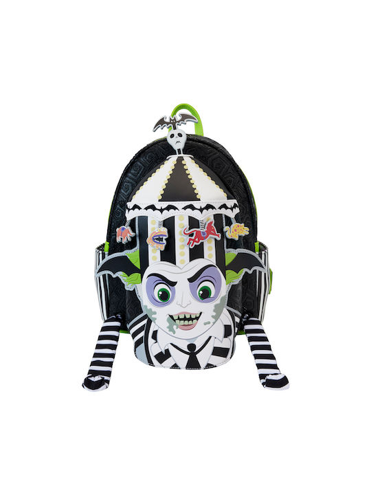 Loungefly Beetlejuice Carousel Kids Bag Backpack Black