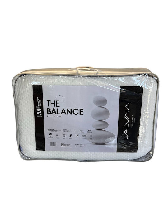 La Luna The Balance Μαξιλάρι Ύπνου Βαμβάκι Ανατομικό 65x45x12cm