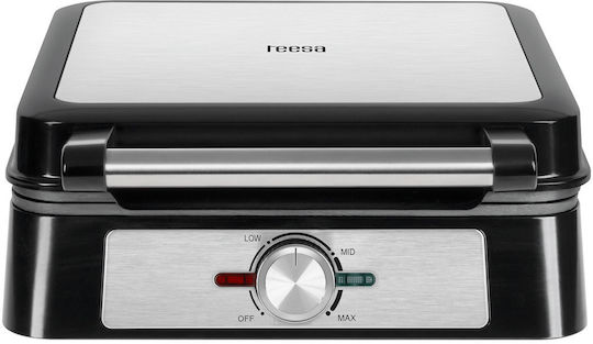 Teesa Гофретник за Квадратни Гофрети 4 Места 1600W