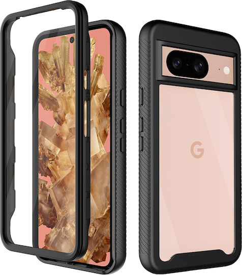 Techsuit Full Face Tempered Glass Black (Honor 8A)