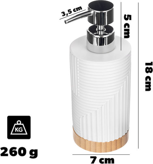 Kadax Dispenser Πλαστικό Λευκό 320ml