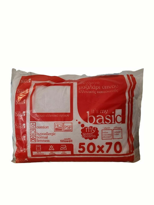 JGS S.A. Basic 50x70 Bed Pillow Hollowfiber 50x70x15cm